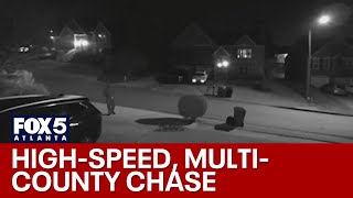 Arrest made after stolen vehicle chase across counties | FOX 5 News