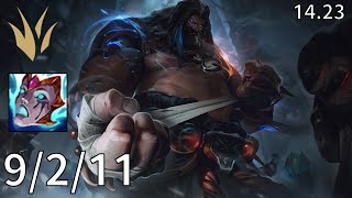 Udyr Jungle vs Graves - EUW challenger | Patch 14.23