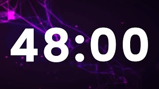 48 Minute Timer - 2880 seconds Timer - countdown - clean and simple [ELECTRIC]