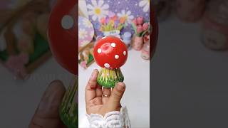 Diy 🍄 from waste bulb #youtubepartner #handmade #craft #artandcraft #wastematerialcraft #easydiy