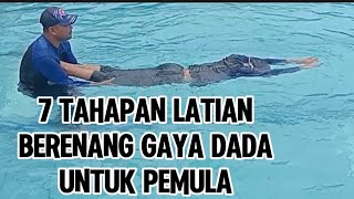 Tahapan latian yang benar berenang gaya dada untuk pemula