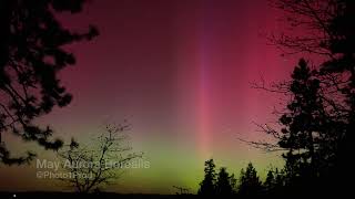 Rare Aurora Borealis seen in Northern California. May 11 th and 12th 2024.  Sony fx30