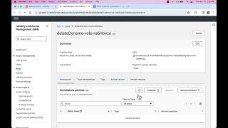 AWS Lambda deleteItem dynamoDB