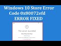 How to Fix Windows 10 Store Error Code 0x80072efd