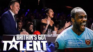 Michail Antonio auditions for Britain’s Got Talent