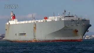 Shipspotting Japan - MV BALTIC HIGHWAY 自動車運搬船 Vehicles carrier 川崎汽船 2019MAR