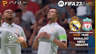 FIFA 23 - Ronaldo, Messi, Mbappe - Real Madrid vs Liverpool | Final UEFA Champions League [4K HDR]