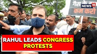 Congress Launches Stir On Inflation, Rahul \u0026 Priyanka Gandhi Detained During Protests | English News