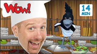 Wake up, Steve and Maggie + MORE Stories for Kids from Steve and Maggie | Learn Wow English TV