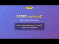 JavaScript Regex: Master the replace() Method for Text Transformation ✨