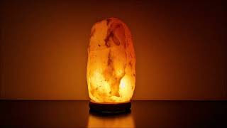 Soothing Glowing Salt Lamp – Relax & Sleep Better with Warm Ambient Light 🌙