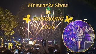 Fireworks Show in Hongkong West Kowloon 2024🎆