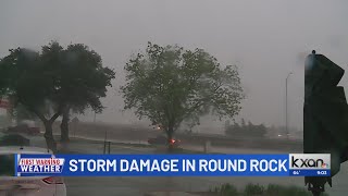 Severe storms leave behind damage in Round Rock