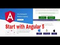 Part 5: Install Angular Cli & Create Project, Component & Set Routing
