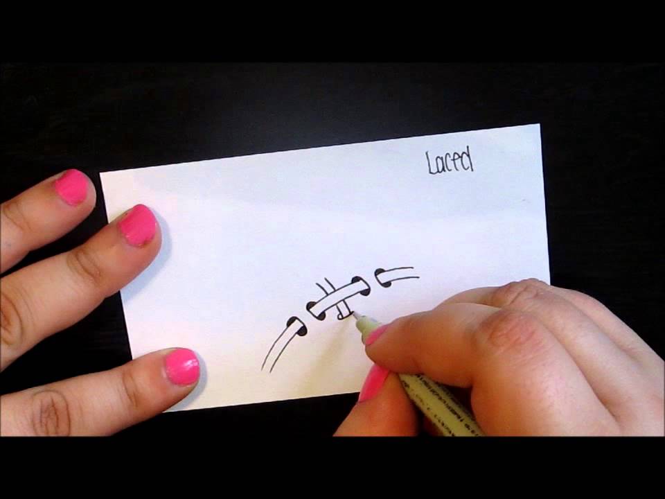 Tangle Tutorial Laced Youtube