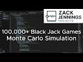 I Simulated 100,000+ Blackjack Games to find the Perfect Strategy | Monte Carlo Simulation Analysis