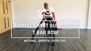 Animal Chest Supported T Bar Row