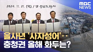 을사년 '사자성어'‥ 충청권 올해 화두는? (2025.01.01/뉴스데스크/대전MBC)