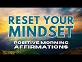 POSITIVE MORNING AFFIRMATIONS ✨ Reset Your Mindset ✨ For Gratitude and Joy (affirmations said once)