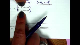 Lesson 11-4: Solving Linear Systems by Multiplying First