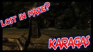 SUPER EASY AND SIMPLE! Karagas maze tutorial. Skyrim - Legacy of the Dragonborn mod