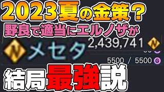 【PSO2:NGS】一時大炎上したエルノザが結局、適当に周回するだけで最高効率の金策で神狩り場らしいので検証【無課金メセタ稼ぎ】