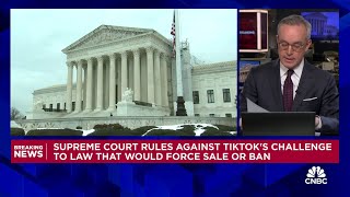 Supreme Court upholds TikTok ban