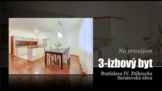 NOVOSTAVBA: 3-izbový byt, BA IV. Dúbravka, Saratovská ul.