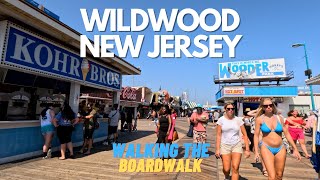 Walking the Boardwalk in Wildwood, New Jersey