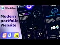 How to Create an Animated Portfolio Website with HTML, CSS & JavaScript | Step-by-Step Tutorial