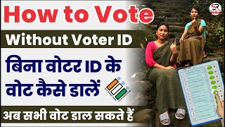 how to vote without voter ID card? bina voter id ke vote kaise dale | lok sabha election 2024