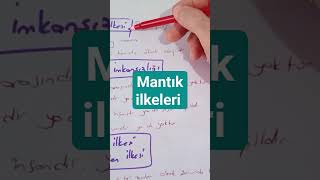 mantık ilkeleri #yks2023 #shortshorts #tyt #keşfetbeniöneçıkar #shorts