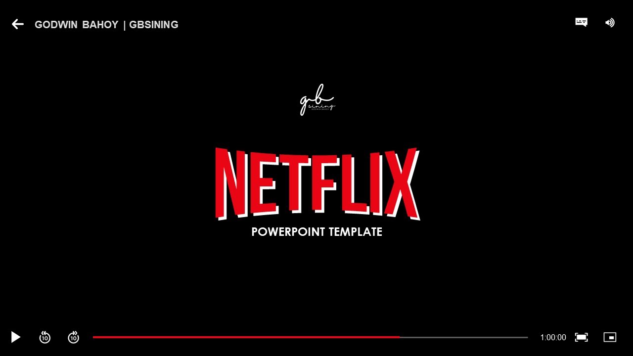 Netflix Ppt Template