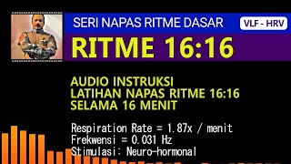 Audio Instruksi Latihan Napas Ritme 16:16 selama 16 menit | NO BACKSOUND AUDIO