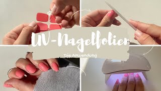 Fairy Nail | UV Nagelfolien richtig kleben - Die Anwendung