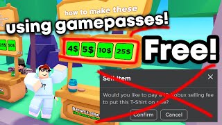 *GAMEPASS TUTORIAL*🤑No Need To Spend 10 Robux, Free Donation Buttons! (Updated 2023)