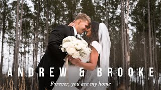 Forever, You Are My Home | Brooke & Andrew's wedding story at The Barn at The Bend