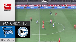 Hertha Berlin vs Arminia Bielefeld | Bundesliga 2021/22 | Matchday 15