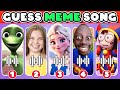 GUESS MEME & WHO'S SINGING| Lay Lay, King Ferran, Salish Matter, MrBeast, Elsa,Kung Fu Panda 4,Tenge