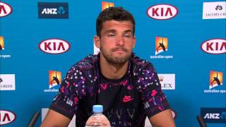 Grigor Dimitrov press conference (3R) - Australian Open 2015