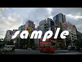 ぶらうにもの 実写動画素材 ミニパック_akihabara① サンプル動画