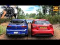 Volkswagen Golf R & Mercedes A45 AMG  | Forza Horizon 5 | Thrustmaster T300RS gameplay