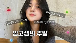 [VLOG] 임고생의 주말 | 초수생 | 저는 그냥 감자입니다