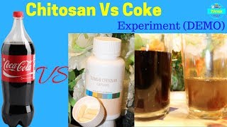 Coca Cola VS Chitosan Demo (Experiment)| Tiens GM Abad