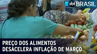 Preço dos alimentos desacelera inflação de março | SBT Brasil (11/04/23)