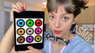 ASMR TROCANDO A COR DOS SEUS OLHOS 👁️