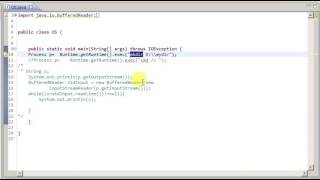 Java Run operating system commands