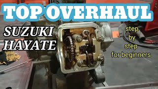 TOP OVERHAUL SUZUKI HAYATE