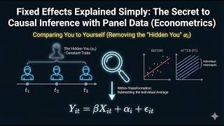 Fixed Effects Explained Simply: The Secret to Causal Inference with Panel Data (Econometrics)