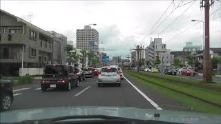 車載動画　サンキュー新栄店～国道225号～県道20号～高見馬場交差点～平之交差点　風景　ｘ4倍速